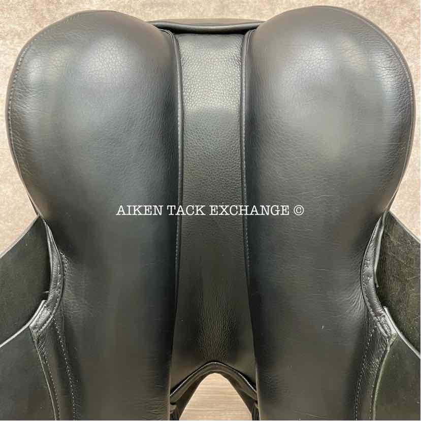 Kent & Masters MDM S-Series Standard Wither Moveable Block Dressage Saddle, 17.5" Seat, Adjustable Tree - Changeable Gullet, Wool Flocked Panels