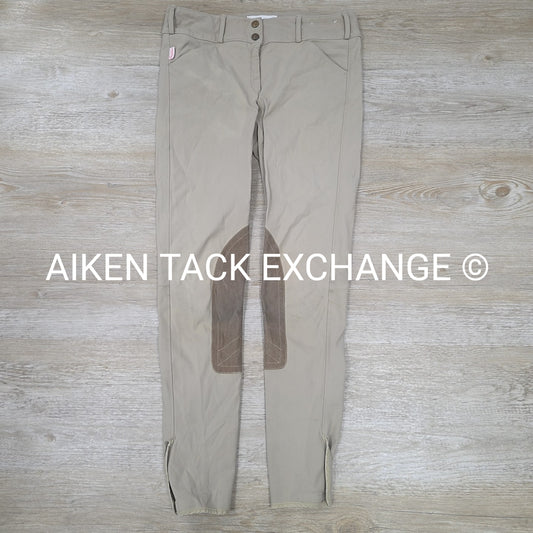 Tailored Sportsman Trophy Hunter Knee Patch Breeches, Size 28 L