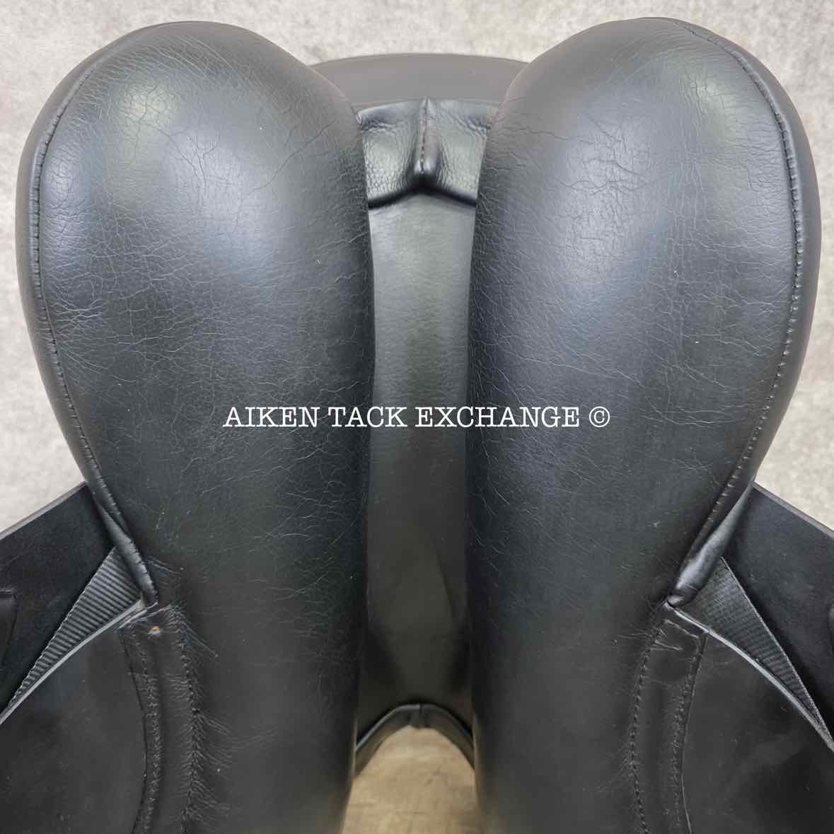 2014 Custom Saddlery Signature Wolfgang Solo Dressage Saddle, 17.5" Seat, Adjustable Tree, Wool Flocked Panels