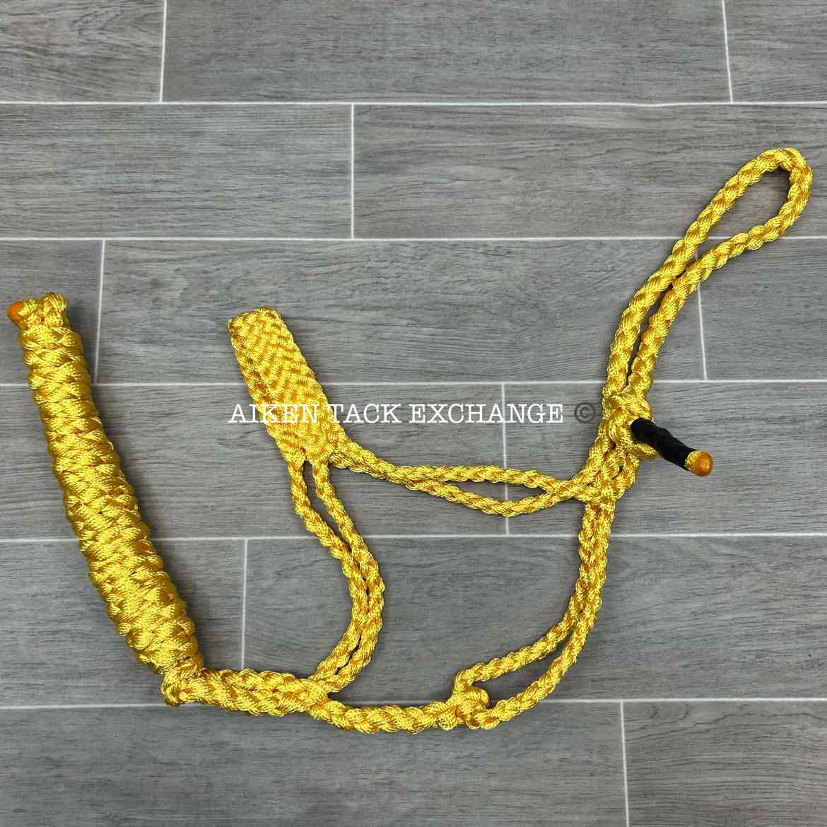 Braided Rope Halter with Lead