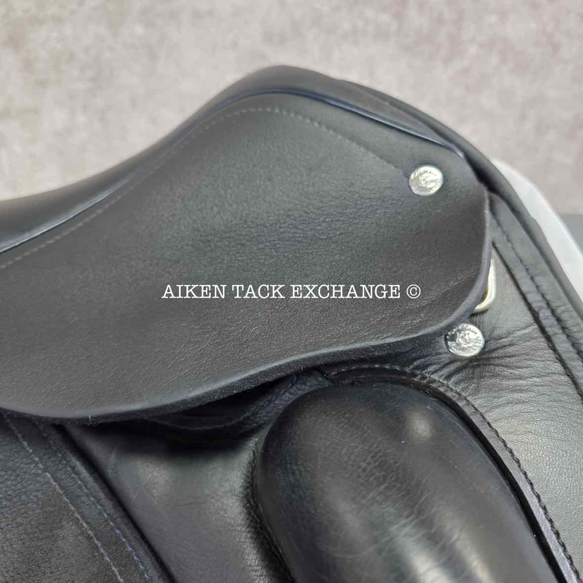 2020 Custom Saddlery Wolfgang Gemini R Monoflap Dressage Saddle, 17.5" Seat - Short Flap, Adjustable Tree, Wool Flocked Panels