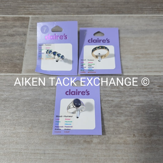 Claire's Mood Rings (3) - Size 7