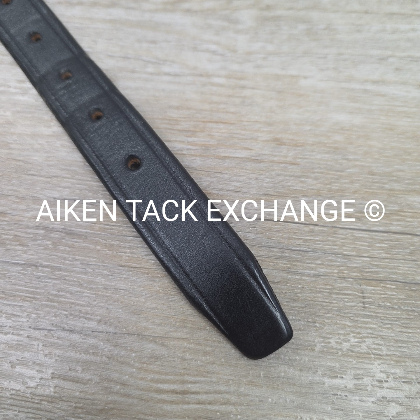 Tory Leather Snaffle Bit Belt, Black, 34