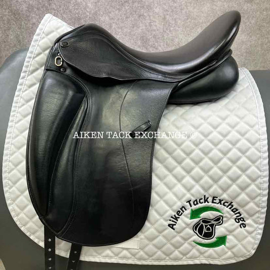 2015 PDS Carl Hester Showtime Alto Dressage Saddle, 17.5" Seat, Adjustable Tree - Changeable Gullet, Wool Flocked Panels