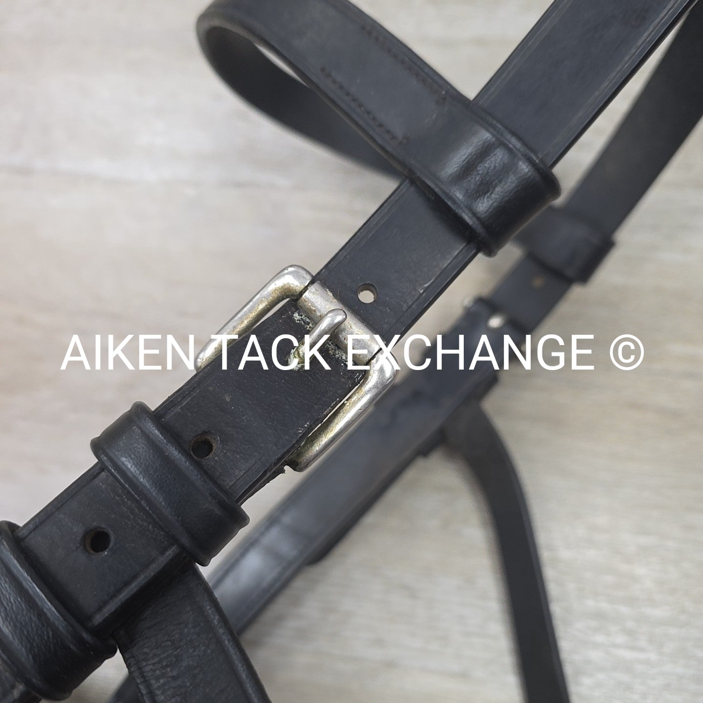 \Leather Lunging Cavesson, Black, Size Full