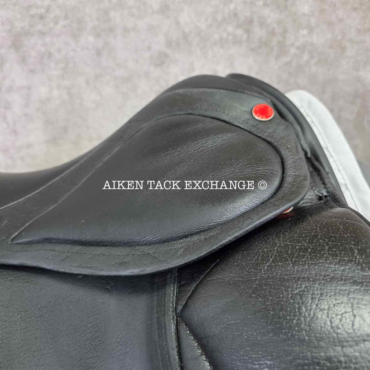 SDL Lemke Buffalo Deluxe Dressage Saddle, 17.5" Seat, MW Tree, Wool Flocked Panels