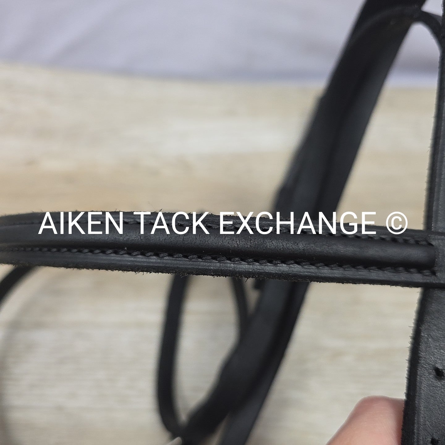 Courbette Plain Bridle Bridle, No Reins, Black, Size Full