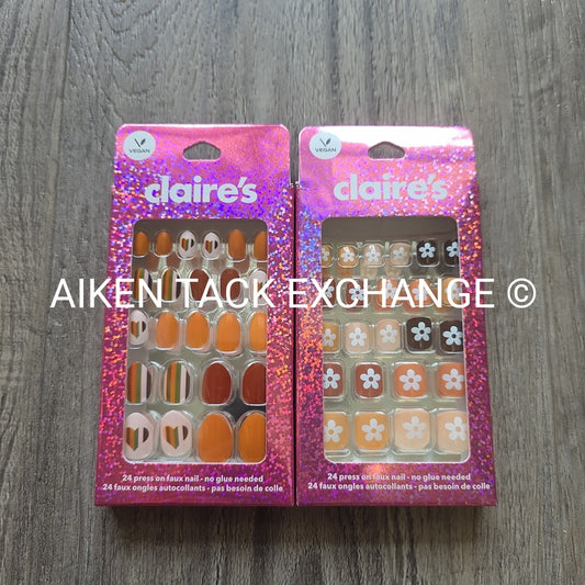 Claire's Press-On Nails (2 Sets) - 24 Count Each (48 Total)