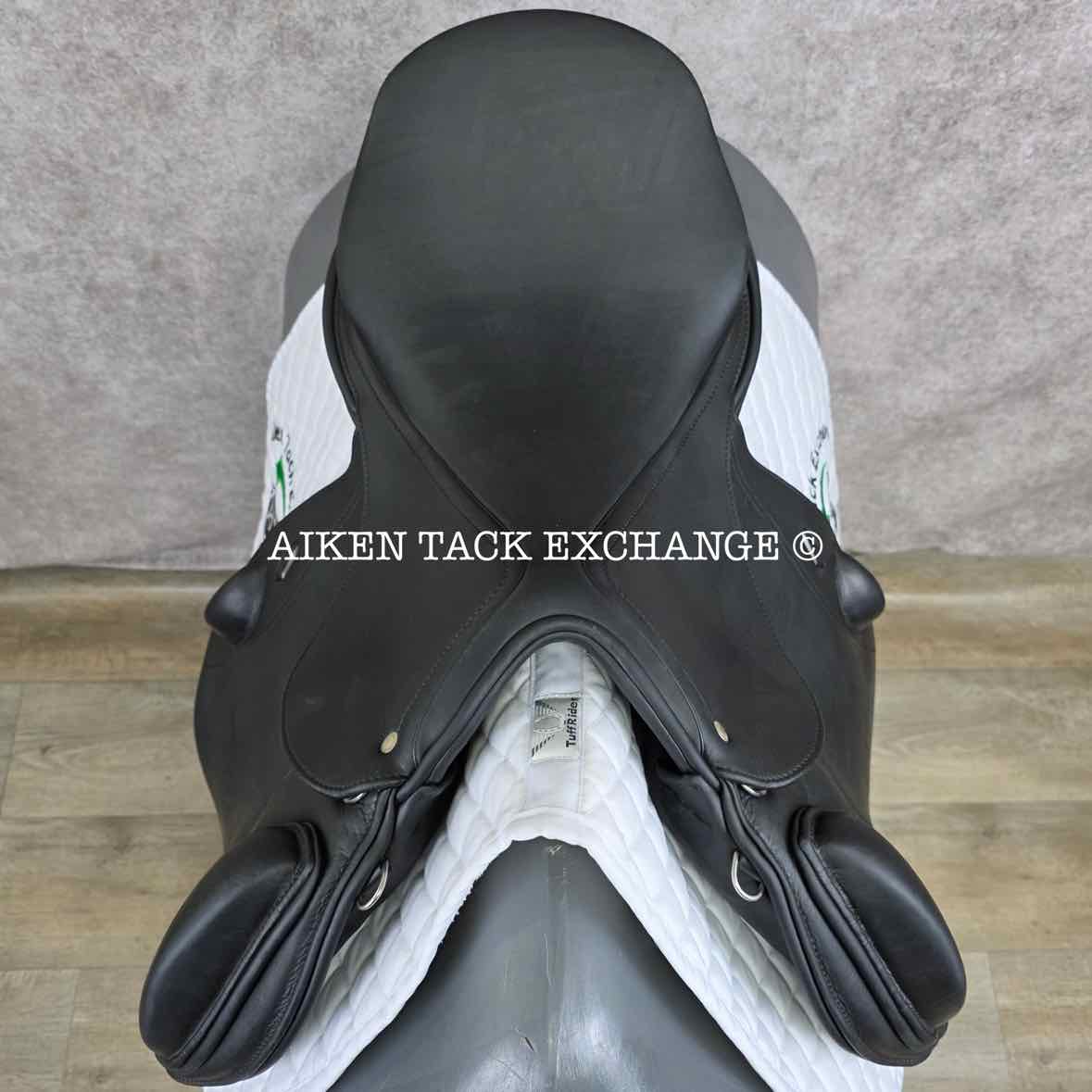 **On Trial** 2010 Schleese Eagle XC Monoflap Jump Saddle, 18" Seat, Adjustable AdapTree, Wool Flocked Panels
