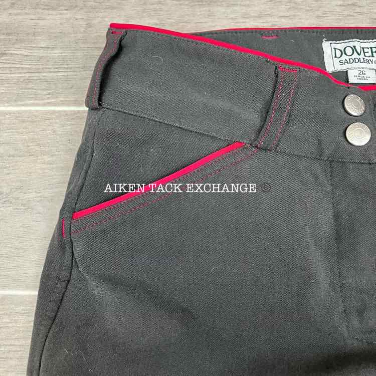 Dover Saddlery Knee Patch Breeches, Size 26