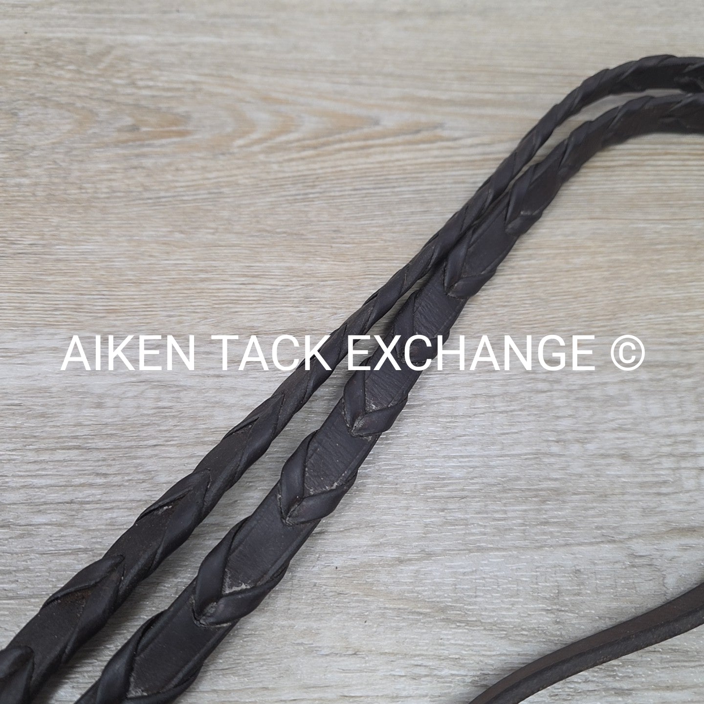 BARGAIN BUNDLE: 2 Plain Raised Bridles with Laced Reins & Rubber Reins, Brown, S