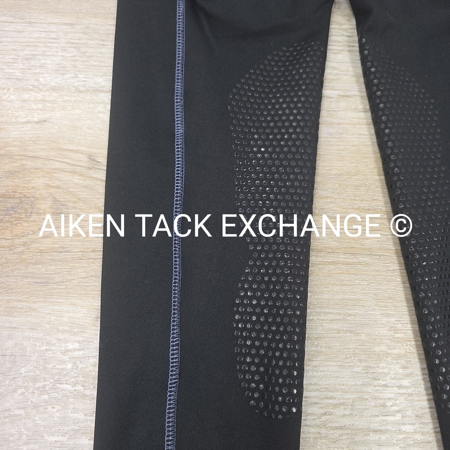 Dover Saddlery Riding Sport Silicone Grip Knee Patch Tights, Size Large