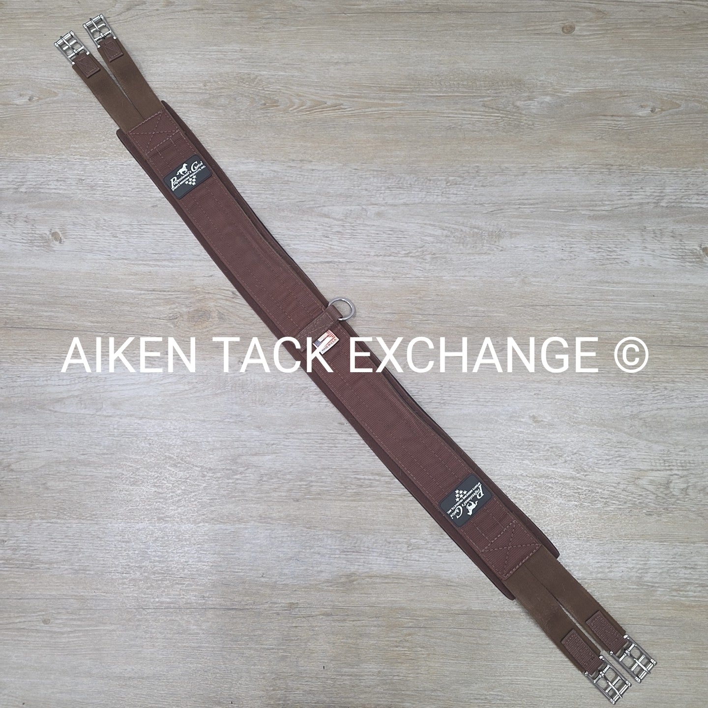 Professional's Choice Double Elastic SMx Girth, Brown, 52"