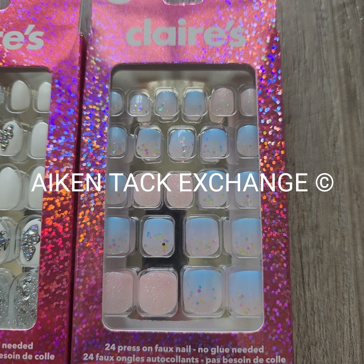 Claire's Press-On Nails (2 Sets) - 24 Count Each (48 Total)