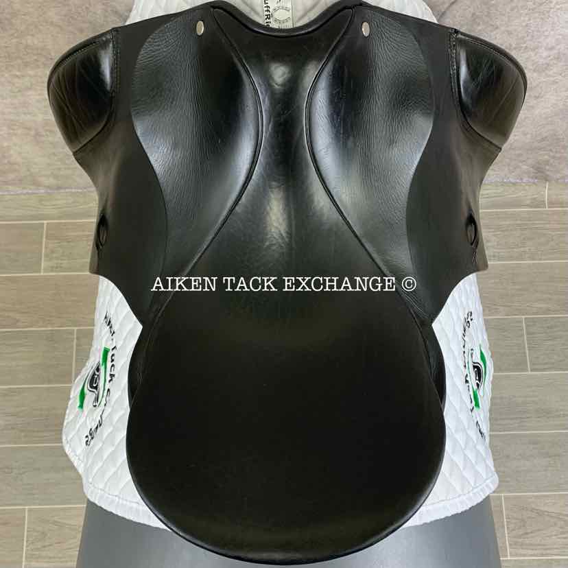 Centaur by Michael Stokes Dressage Saddle, 17.5" Seat, Short Flap, Medium Tree, Wool Flocked Panels