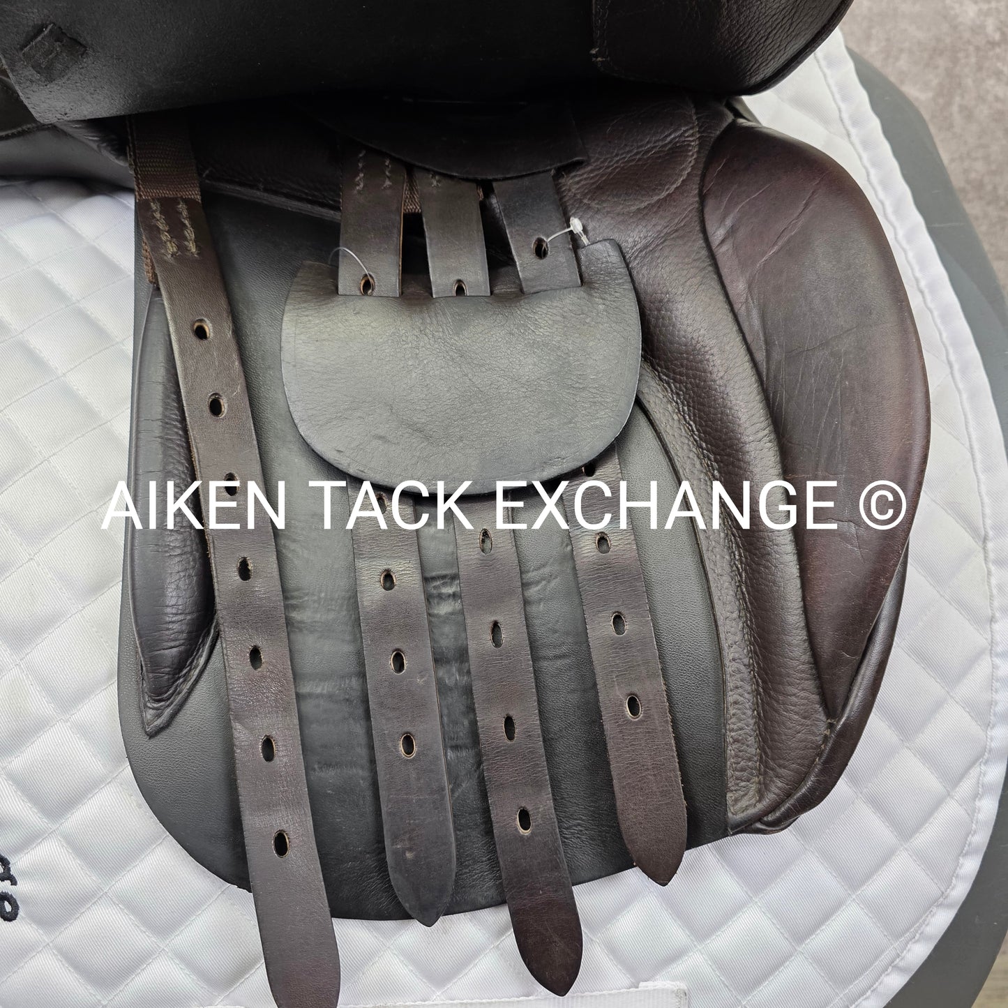 **SOLD** Legacy All Purpose Saddle, 17.5" Seat, Extra Wide Tree, Wool Flocked Panels