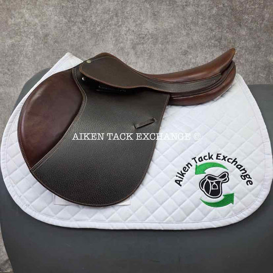 Forestier Close Contact Jump Saddle, 16.5" Seat, Medium/Medium Wide Tree, Foam Panels