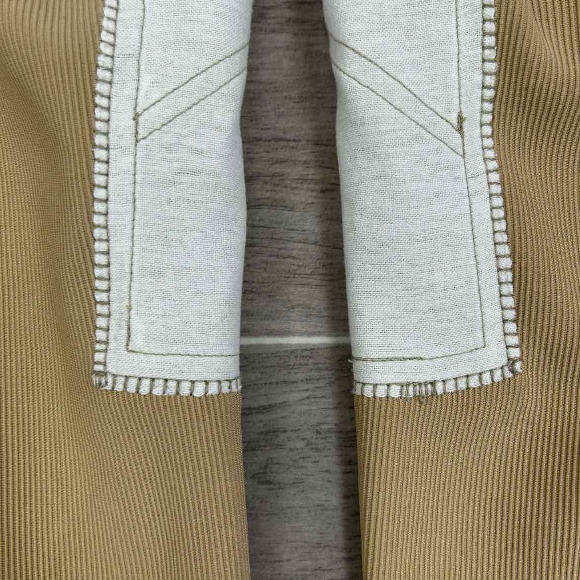 TuffRider Ribbed Knee Patch Breeches, Tan, Women's 26