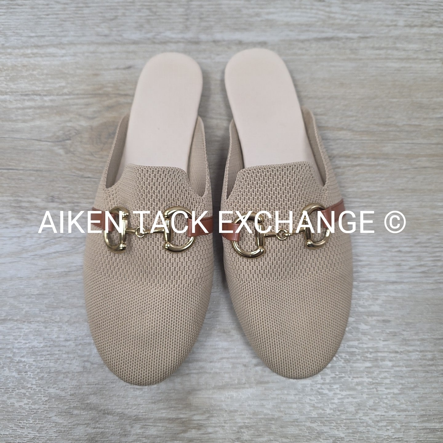 Horse Bit Slip On Flat, Size 42