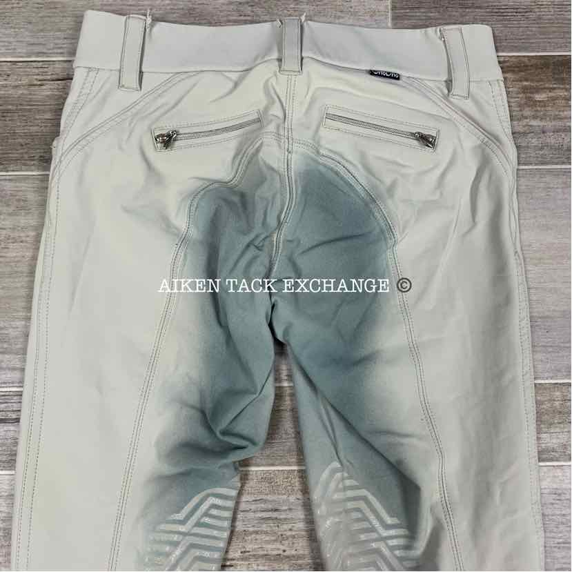 BARGAIN BUNDLE: 2 Pair GhoDho Silicone Grip Knee Patch Breeches, Size 26