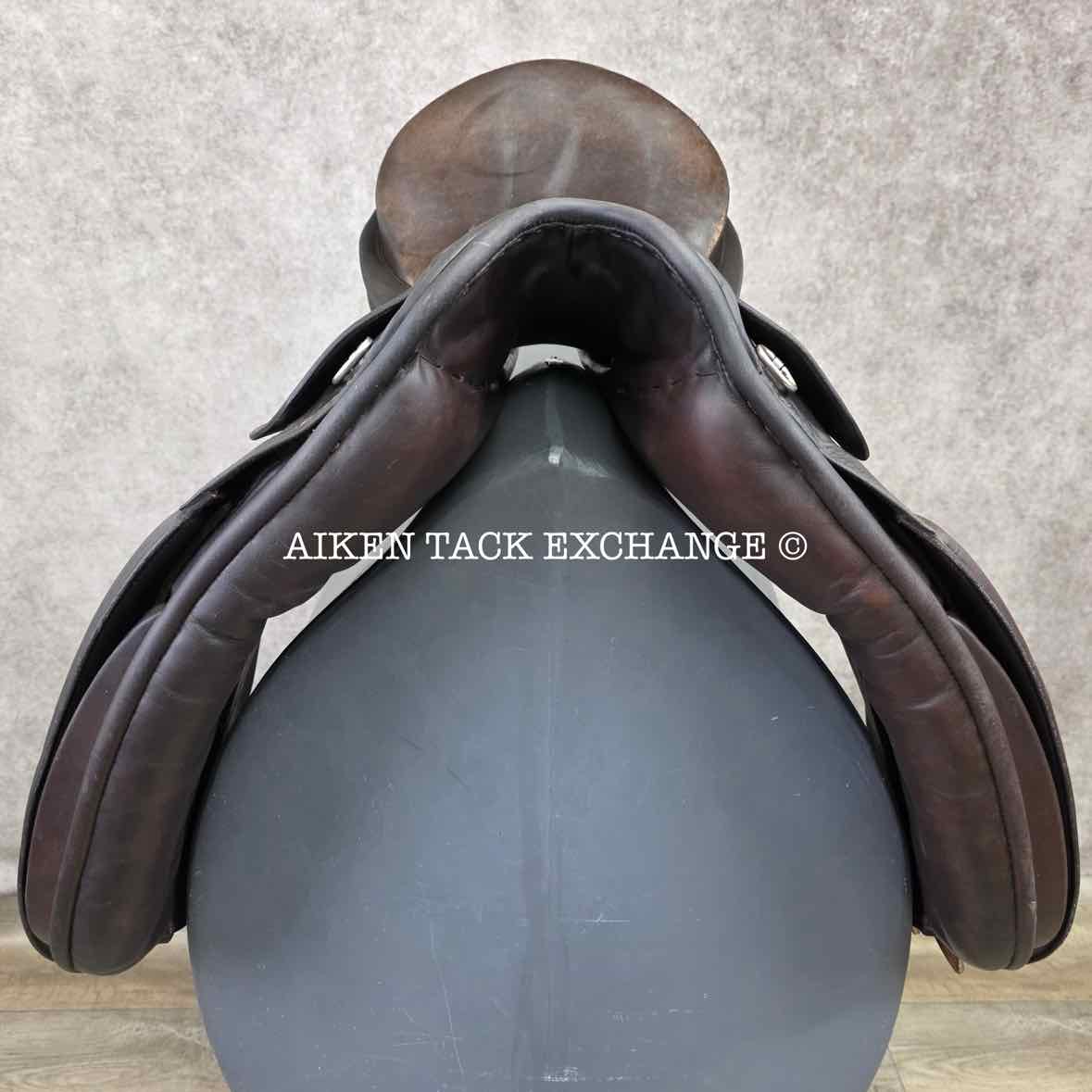 Max Hopfner Dressage Saddle, 18" Seat, Medium Tree, Wool Flocked Panels