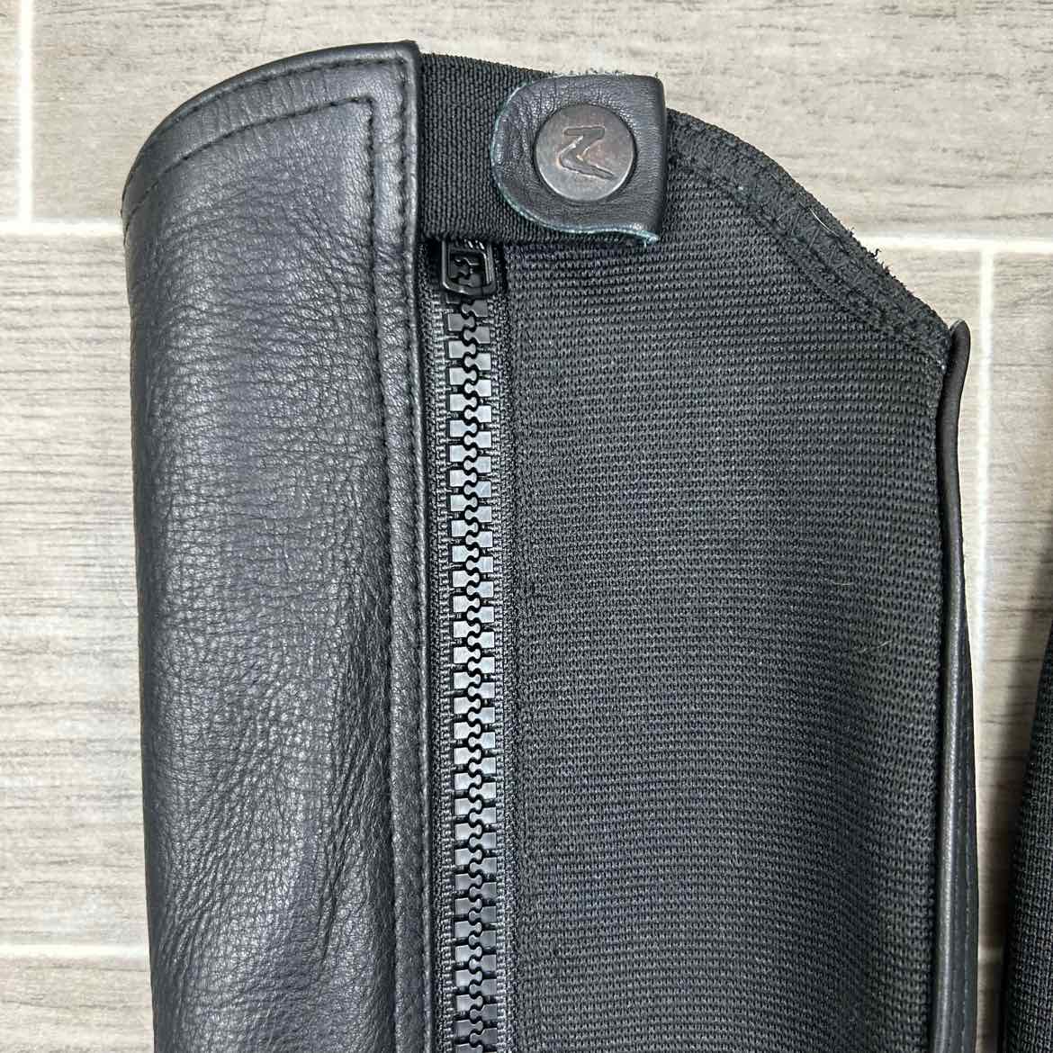Horze Leather Half Chaps, Size Small