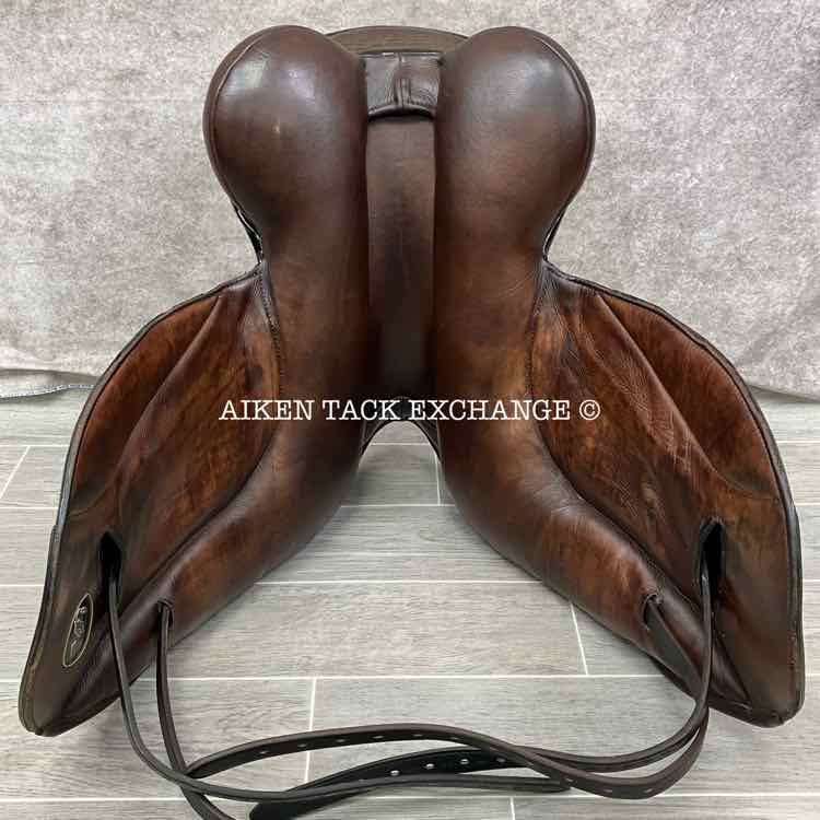 2018 Custom Saddlery Icon Star Monoflap Dressage Saddle, 17.5" Seat, Adjustable Tree, Wool Flocked Panels