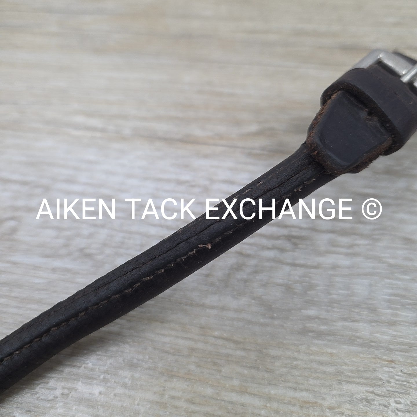 Rolled Leather Grab Strap