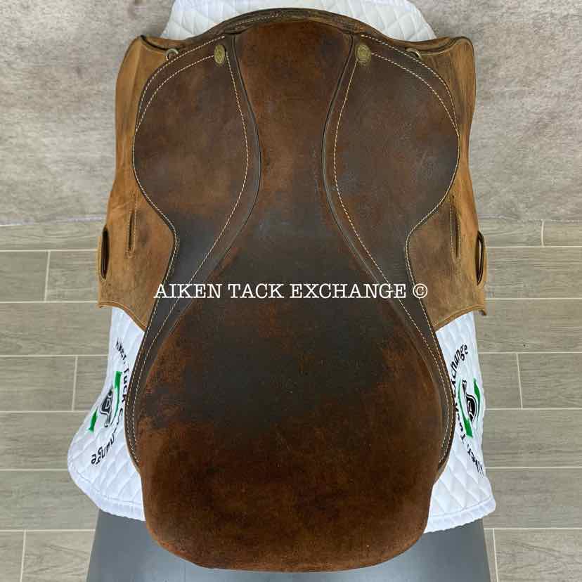 Miguel Acuna American Style Polo Saddle, 18.5" Seat, Medium/Medium Wide Tree, Foam Panels, Buffalo Leather