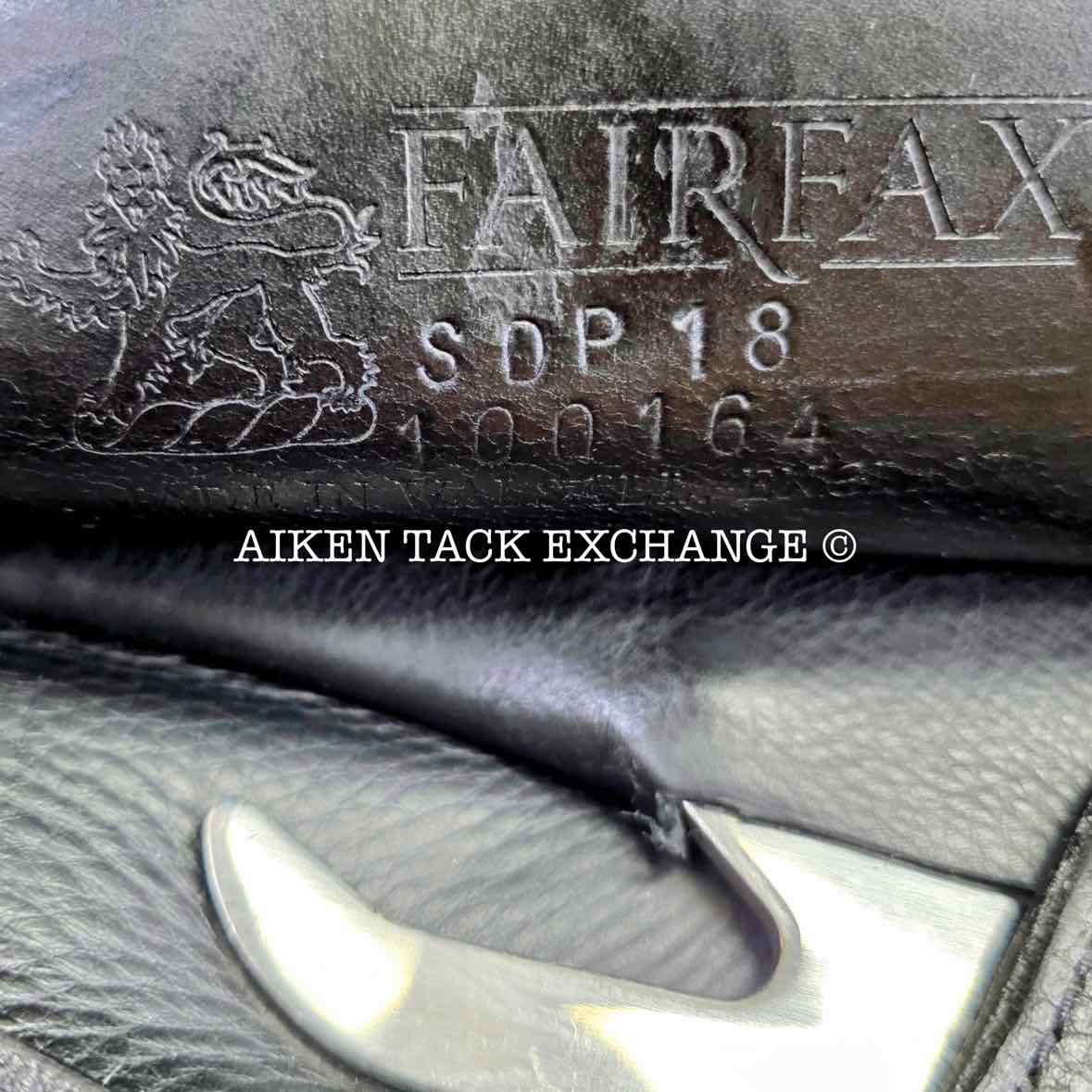 2020 Fairfax World Class Monoflap Dressage Saddle, 18" Seat, Adjustable Tree - Changeable Gullet, Wool Flocked Panels