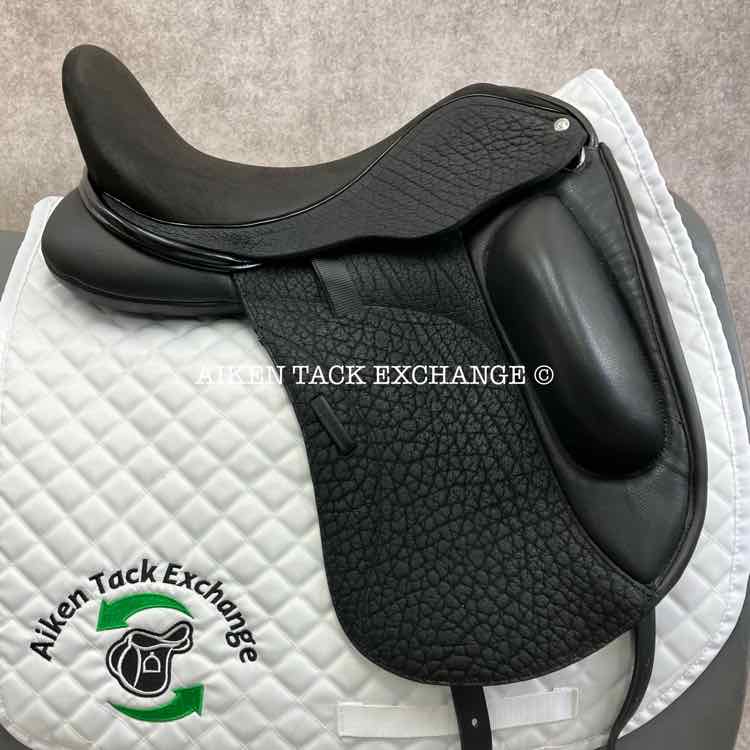 2024 Custom Saddlery Wolfgang Matrix MKII Monoflap Dressage Saddle, 17.5" Seat, Adjustable Tree, Wool Flocked Pony Panels