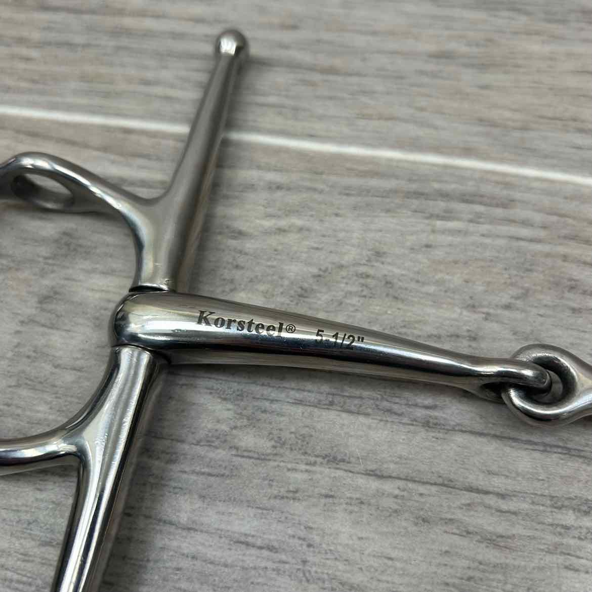 Korsteel Single Joint Full Cheek Gag Bit 5.5"