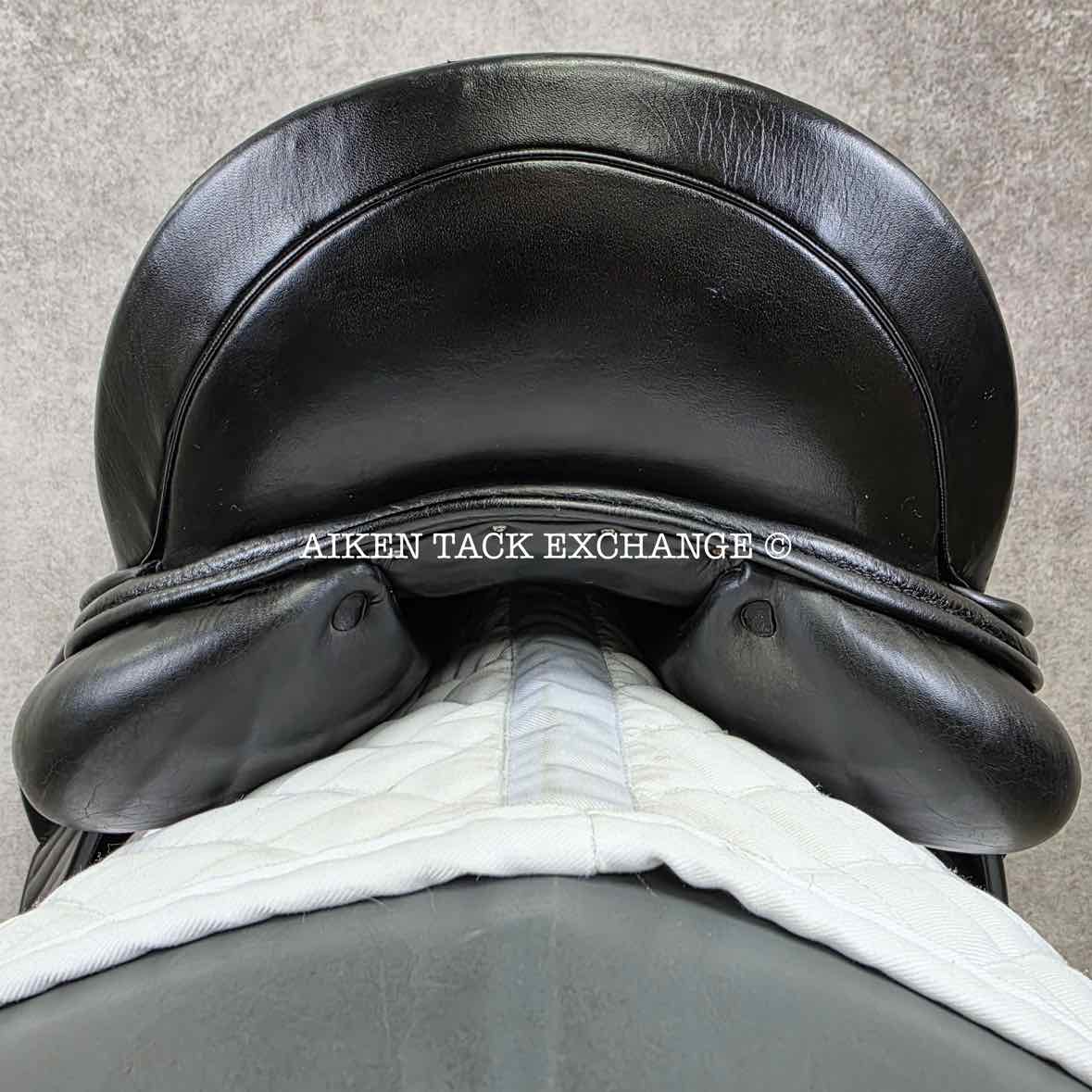 2011 Wise Equestrian Dutton RZ Monoflap Dressage Saddle, 17" Seat, Adjustable Tree - Changeable Gullet, Foam Panels
