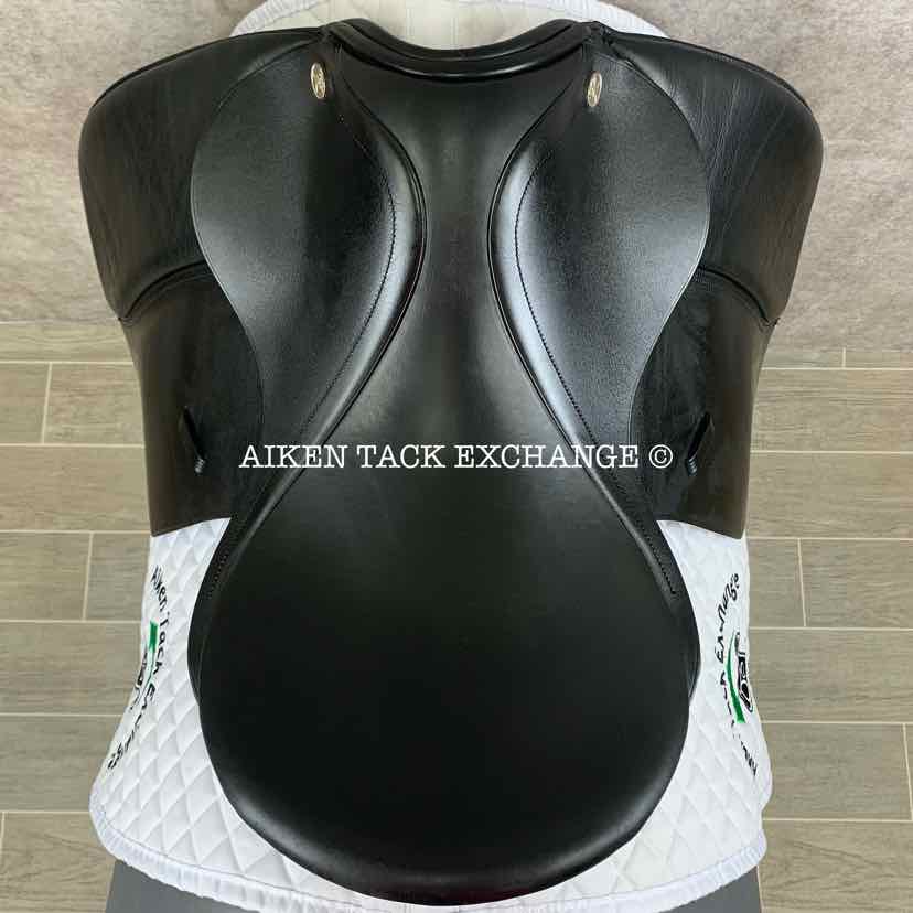 Mystic by Smith-Worthington Dressage Saddle, 17.5" Seat, Medium Tree, Wool Flocked Panels