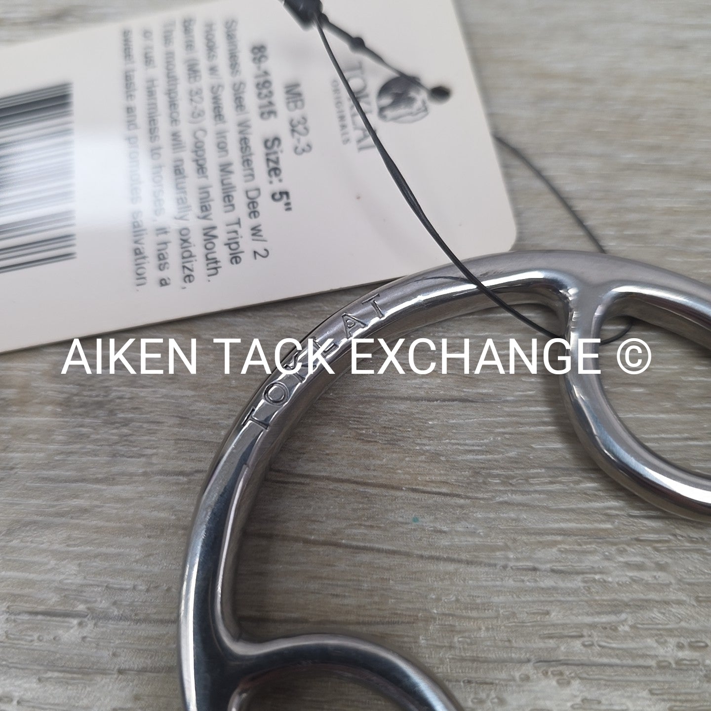 Myler Western Dee with Hooks Mullen Triple Barrel MB 32-3 5"