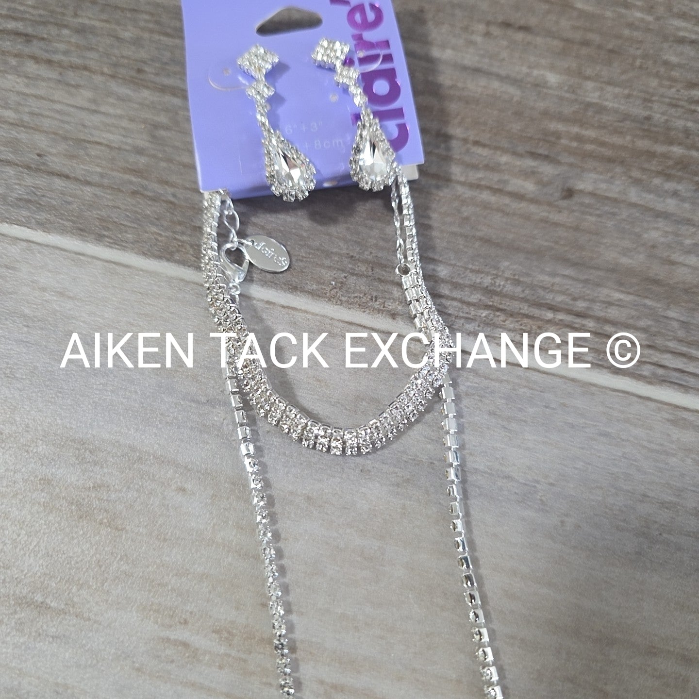 Claire's Bundle - 1 Tiara, 1 Set of Earrings, 1 Necklace, 1 Bracelet