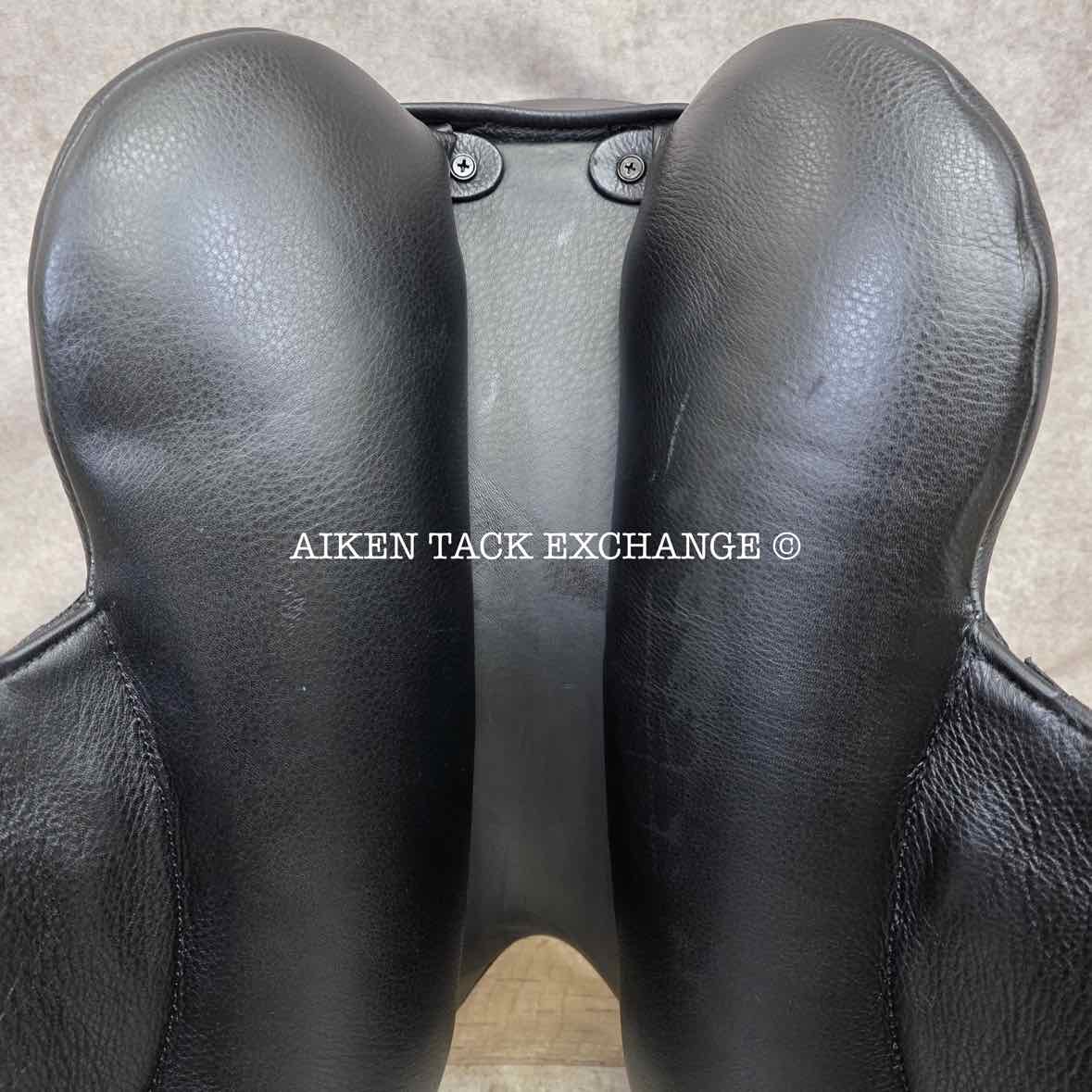 2023 Envy by Custom Saddlery Aurora Monoflap Dressage Saddle, 17" Seat, Adjustable Tree, Wool Flocked Panels