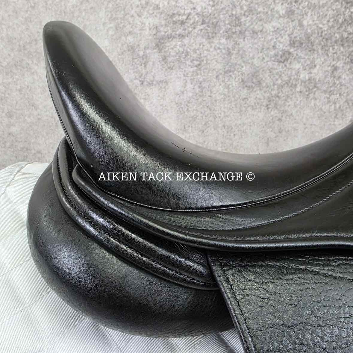 2011 Wise Equestrian Dutton RZ Monoflap Dressage Saddle, 17" Seat, Adjustable Tree - Changeable Gullet, Foam Panels