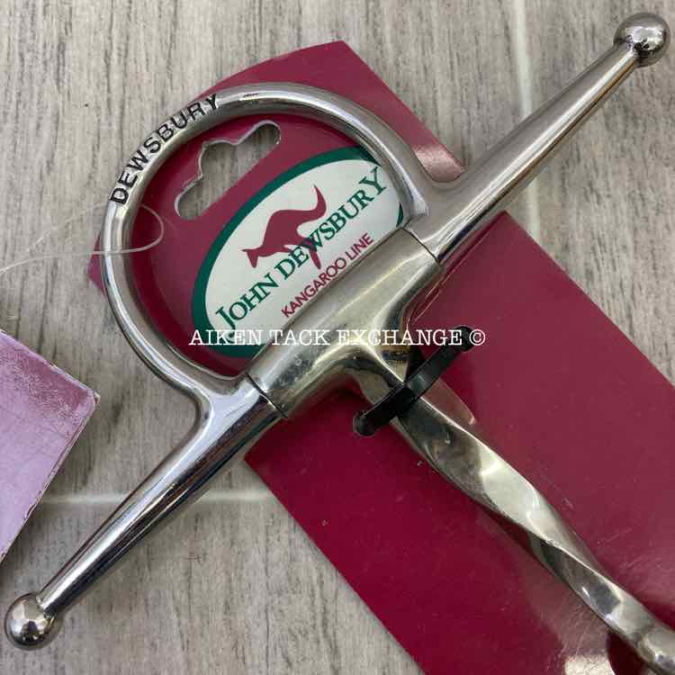 Kangaroo John Dewsbury Single Jointed Slow Twist Full Cheek Bit 5.5"