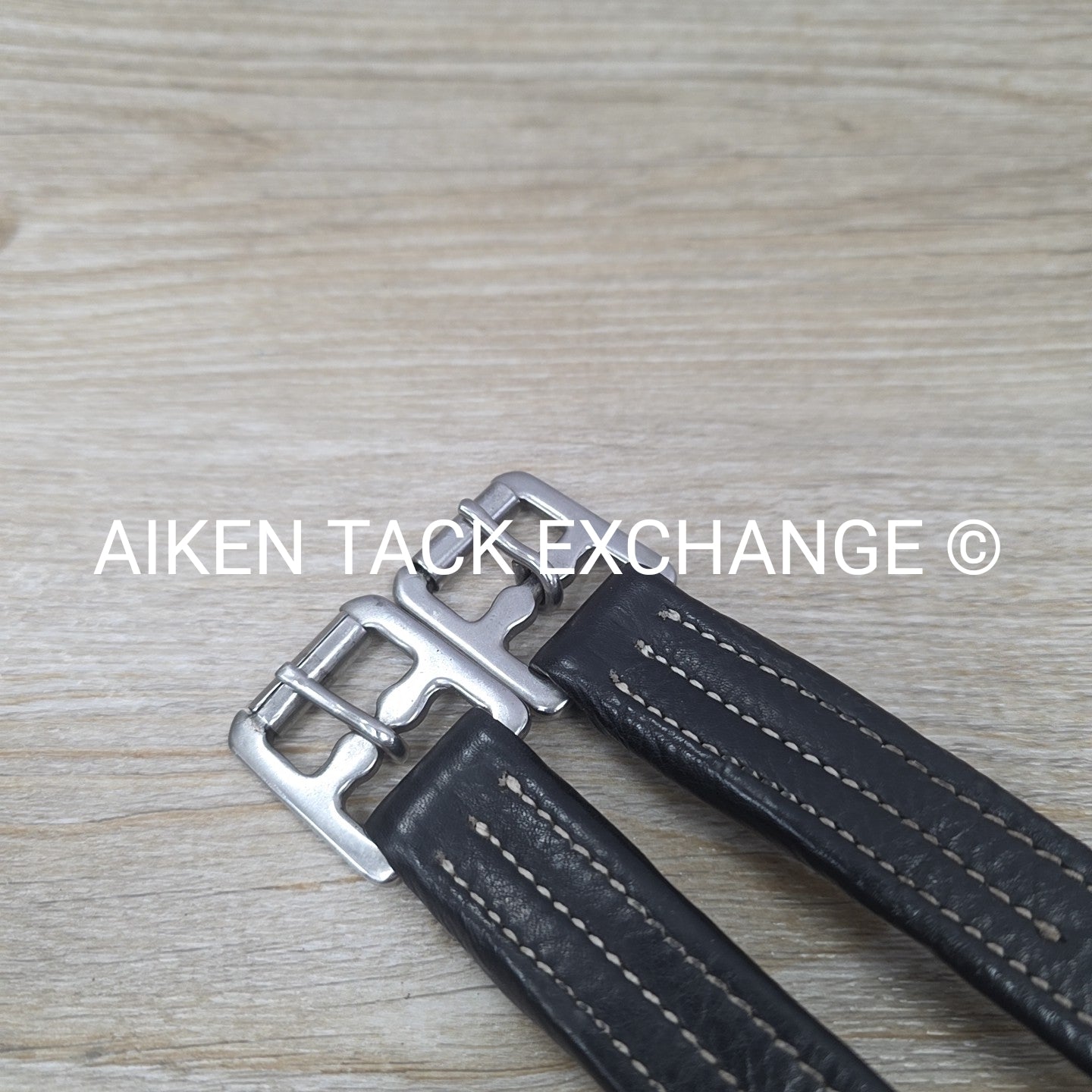 SmartPak Lined Stirrup Leathers, Black, 60"