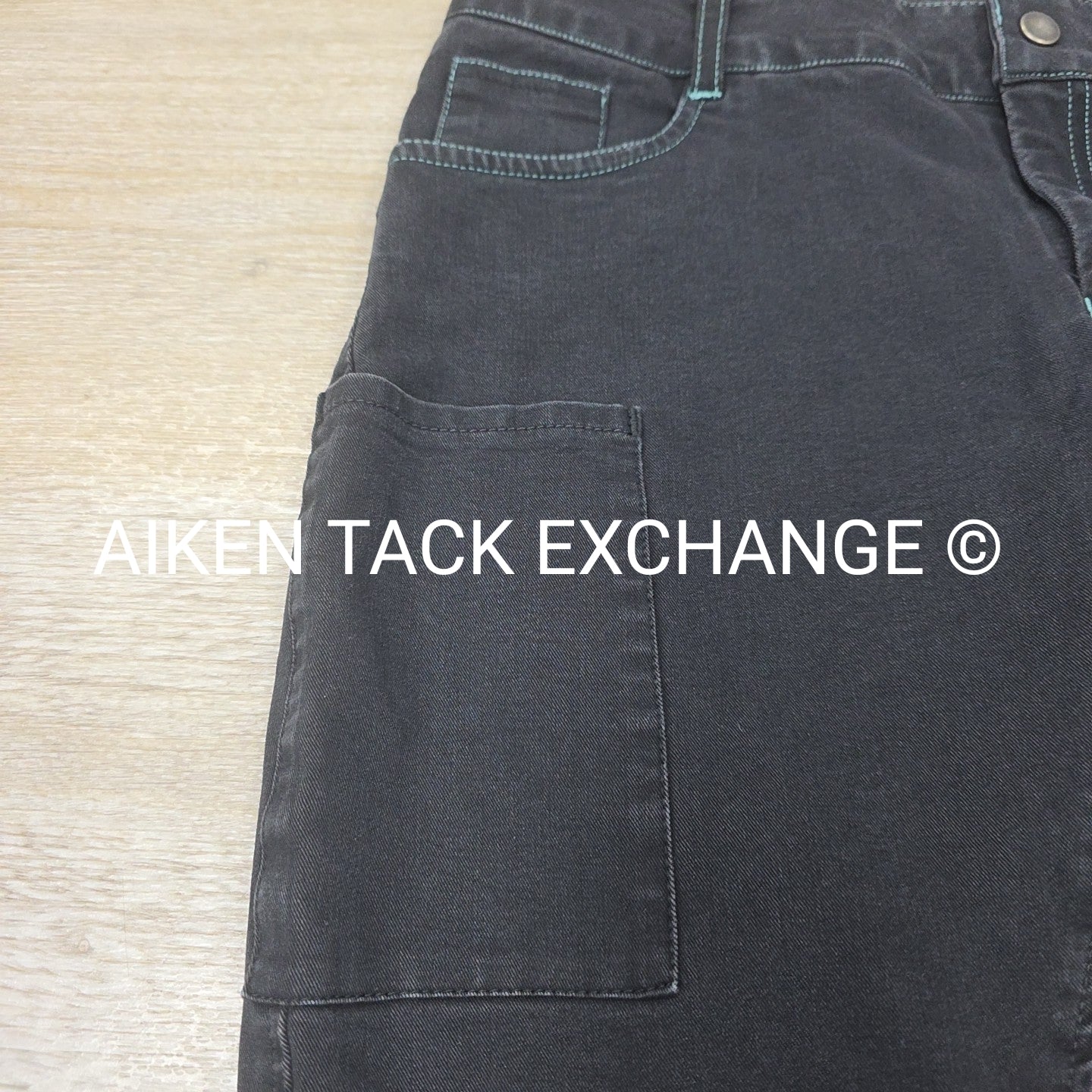 FITS Silicone Grip Full Seat Denim Breeches, Women's XLarge