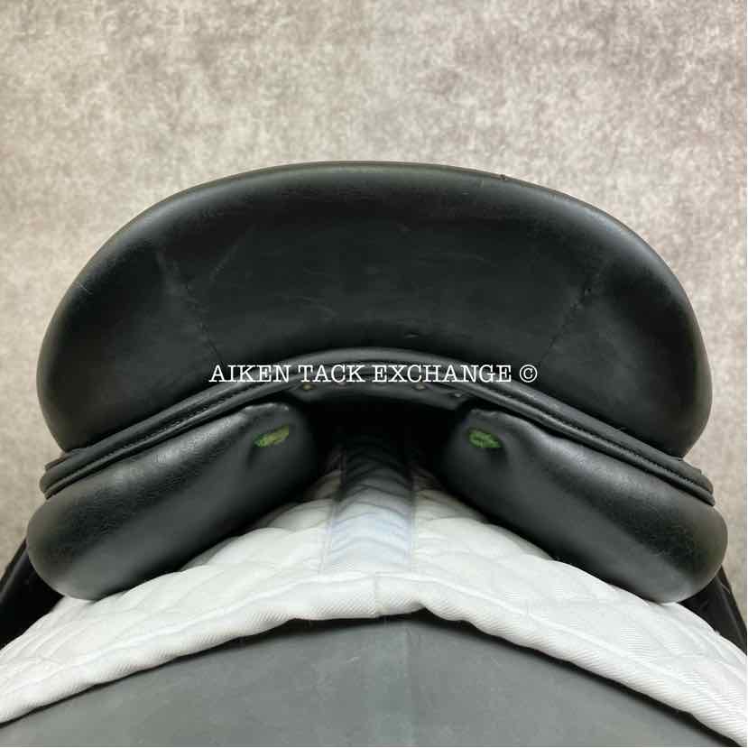 1998 Devoucoux Milady Monoflap Dressage Saddle, 17" Seat, 2 Flap, Medium Tree, Foam Panels