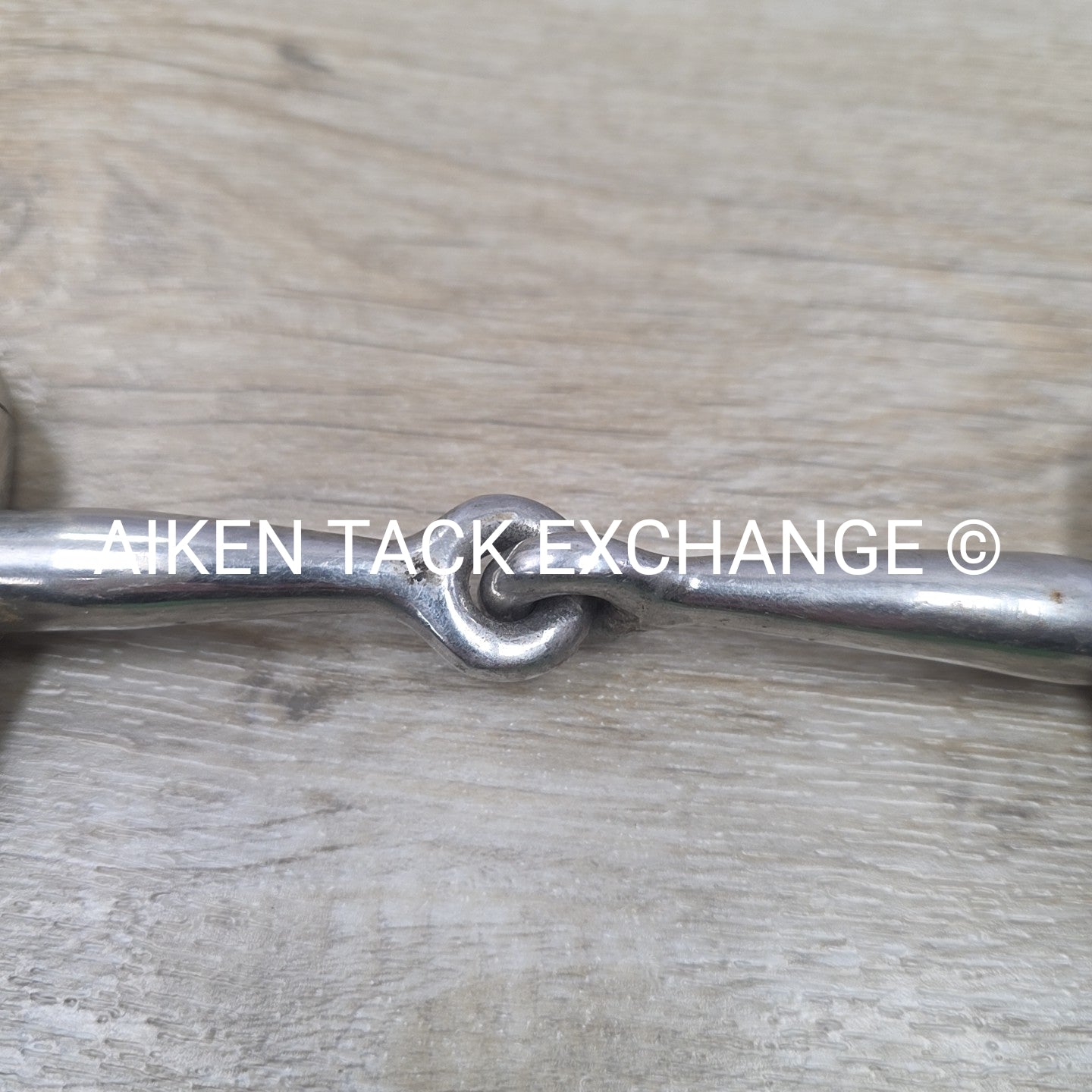 Single Joint Eggbutt Gag Bit with Rope Cheek Pieces 5.25"