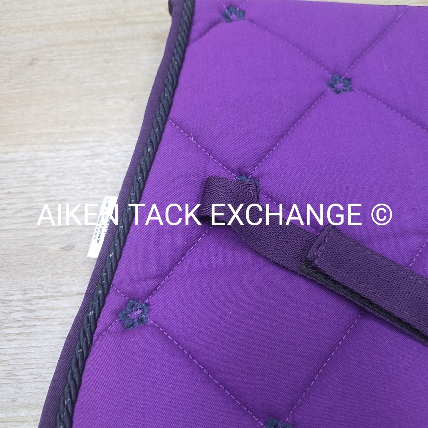 Centaur Hibiscus All Purpose Saddle Pad, Purple, Brand New