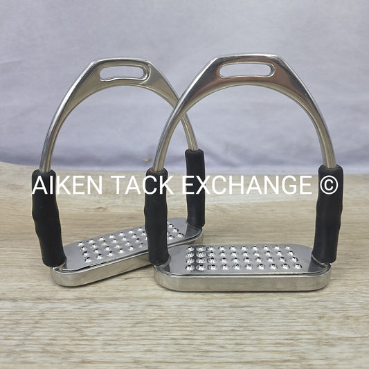Herm Sprenger Original System 4-F Jointed Flex Stirrup Irons, 4.75"