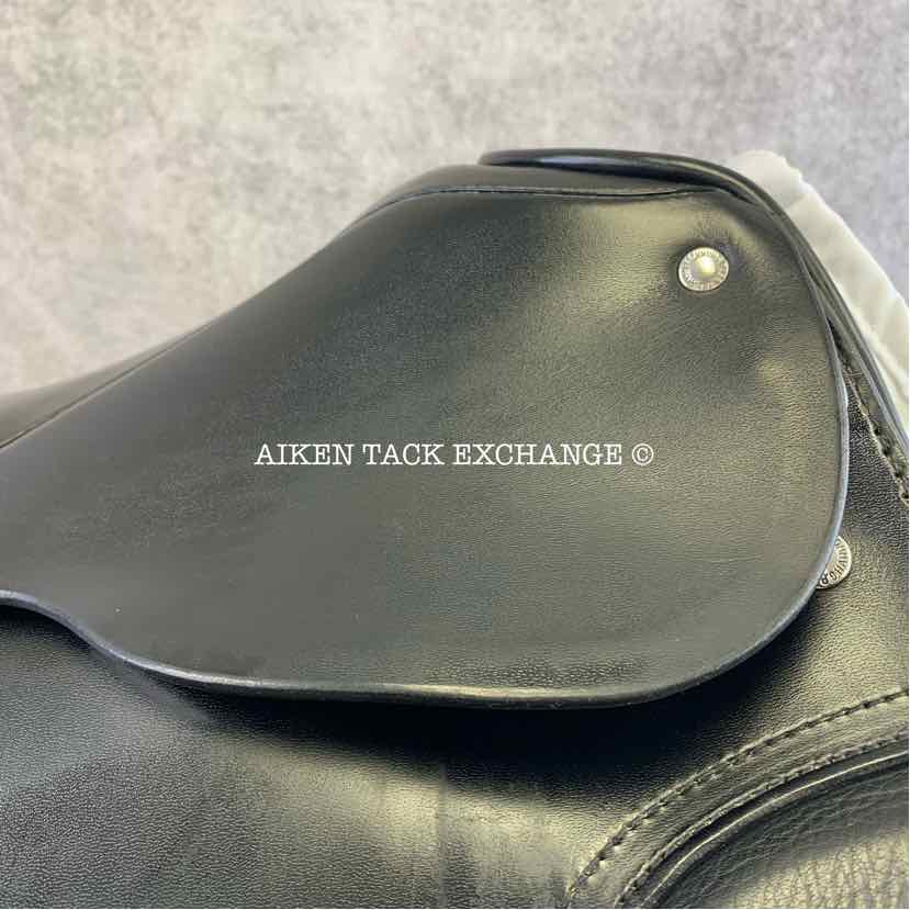 **SOLD** 2006 Passier Corona Dressage Saddle, 18" Seat, Long Flap, Medium Wide Tree, Wool Flocked Panels