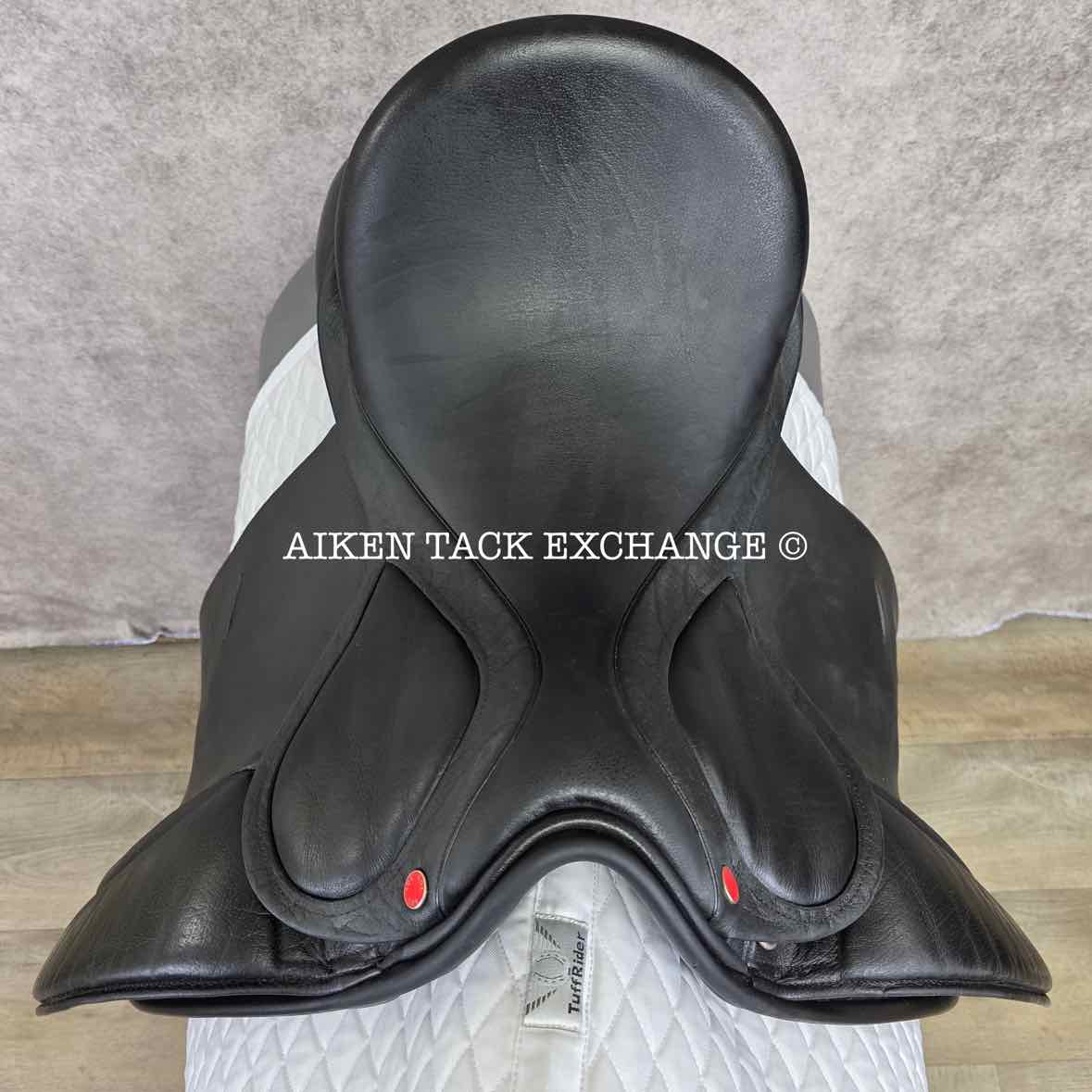 SDL Lemke Buffalo Deluxe Dressage Saddle, 17.5" Seat, MW Tree, Wool Flocked Panels