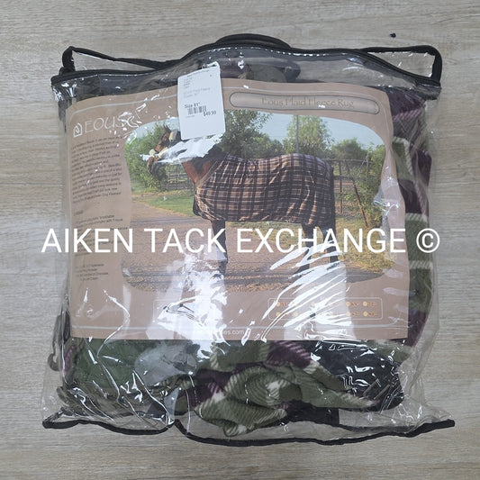 EOUS Plaid Fleece Cooler, 81"