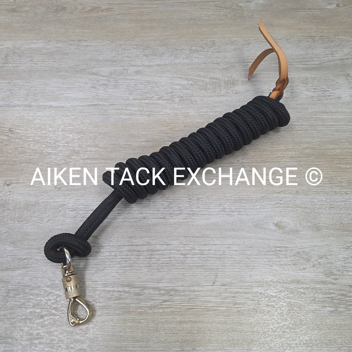 Training Lead Rope with Leather Popper