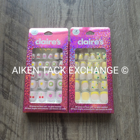 Claire's Press-On Nails (2 Sets) - 24 Count Each (48 Total)